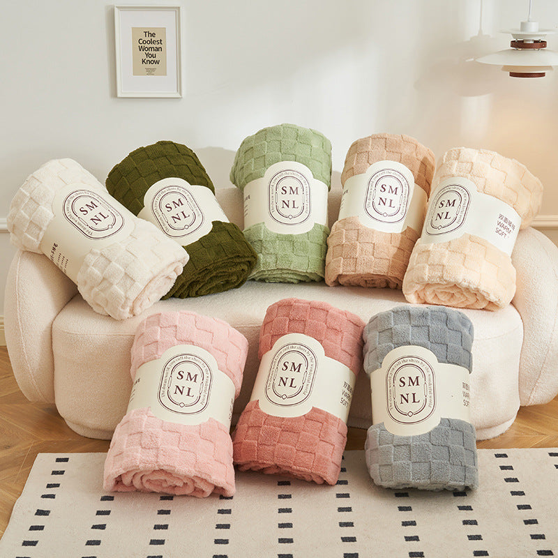 Pink Ultra-Soft Fleece Blanket