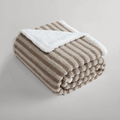 Striped Throw Rug with