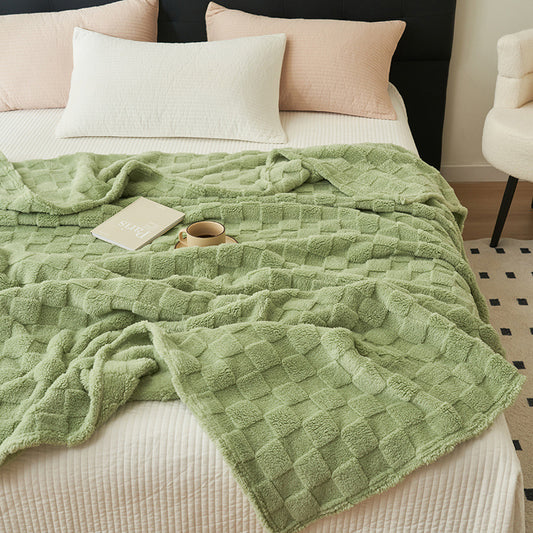 Green Ultra-Soft Fleece Blanket