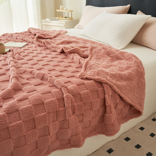 Pink Ultra-Soft Fleece Blanket