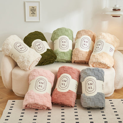 Pink Ultra-Soft Fleece Blanket