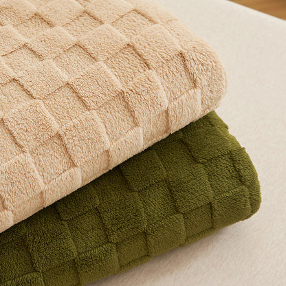 Dark Green Ultra-Soft Plush Fleece Blanket